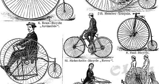 一路坎坷有趣的自行车发展史